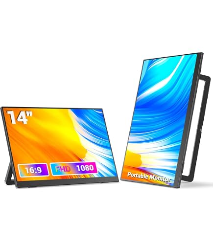 VEOUT 15.6インチ ポータブルモニター 1080P Amazon.com: Veout Portable Monitor 15.6-inch, 1080P USB-C HDMI